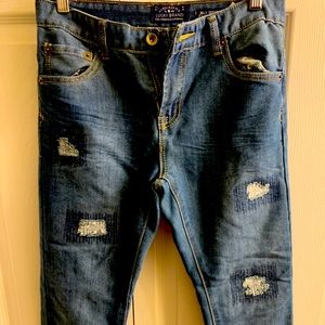 Lot of four boys jeans 3 pairs 16, 1 pair 14